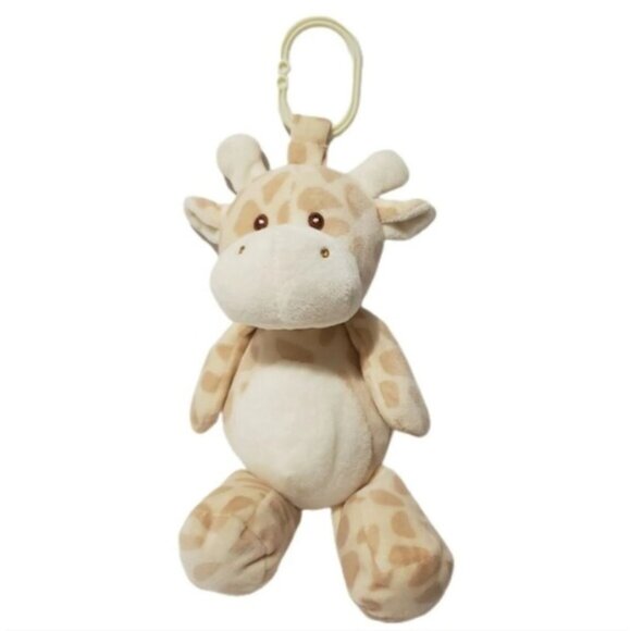 Kellybaby 10" Cuddle giraffe rattle baby toy plush soft beige tan stuffed - Picture 4 of 4